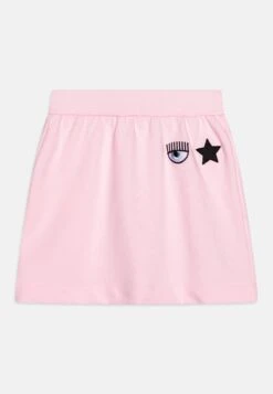 Chiara Ferragni Gonna Eyestar Stretch Non Garzata - Minifalda - Rosa Fairy Tale