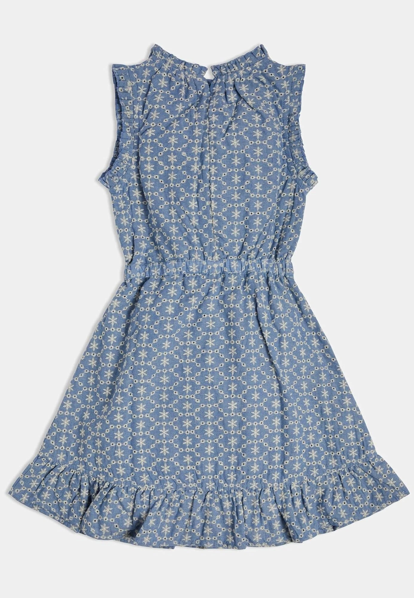 Guess Mit Broderie Anglaise - Vestido Informal - Blau 4 Guess Mit Broderie Anglaise - Vestido Informal - Blau - Imagen 2