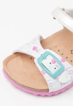 Geox Sandal Chalki Girl - Sandalias - White/Multicolor -tienda de zapatos bce4487e2cbf43bd9fb3dd06136771a2