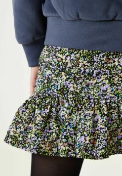 Garcia With Print - Falda Acampanada - Blue Heather