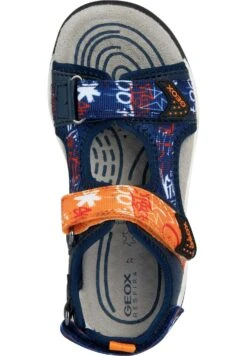 Geox J Borealis- Sandalias De Senderismo - Navy/Orange -tienda de zapatos bd4c199410f54259b14ed81b93b237b5
