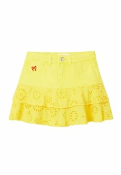 Desigual Swiss Embroidery - Minifalda - Yellow -tienda de zapatos bf3bb3c578b249e9974bd5de55923f2b