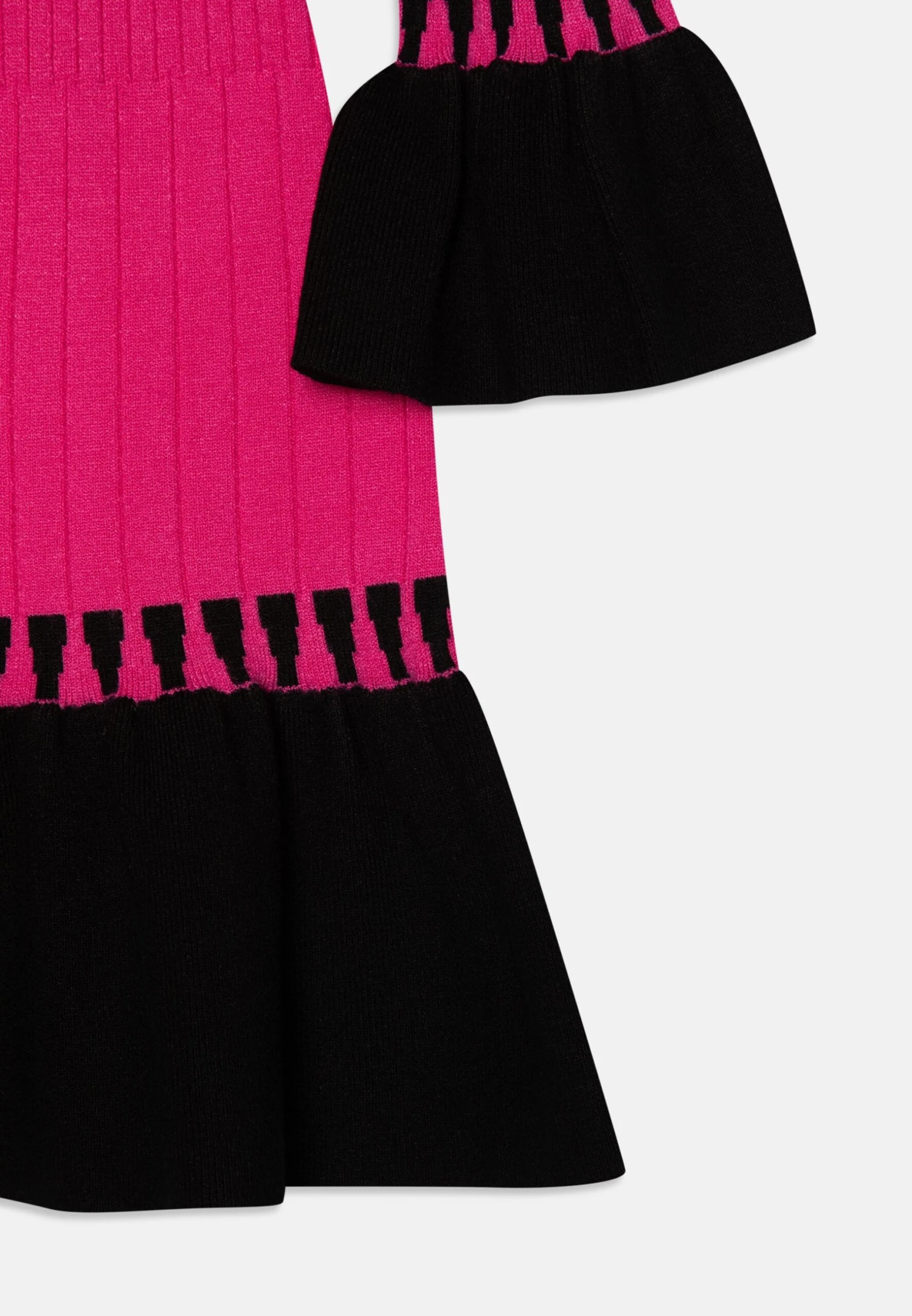 TWINSET Dress - Vestido De Punto - Pink/Nero 5 TWINSET Dress - Vestido De Punto - Pink/Nero - Imagen 3