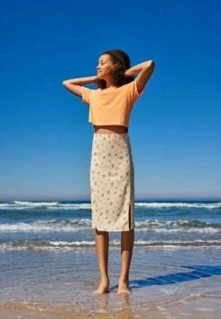 Print - Falda De Tubo - Turtledove