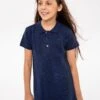 Minoti Short Sleeve With Frilled - Vestido Informal - Dark Blue -tienda de zapatos c527a8b82b7a494d8510f783c4b562a3