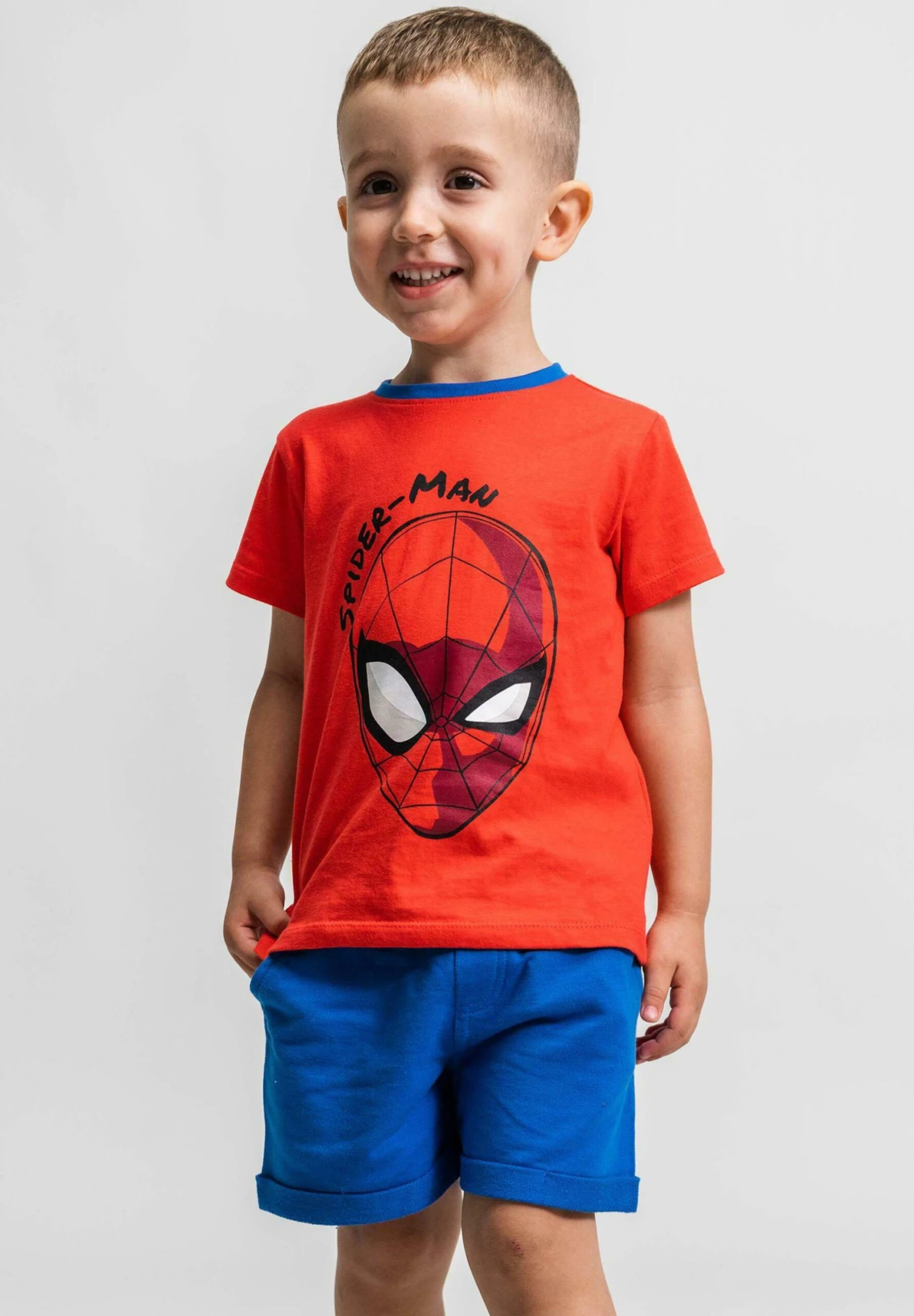 Cerda Marvel Spiderman Unisex - Shorts - Red/Blue 3 Cerda Marvel Spiderman Unisex - Shorts - Red/Blue