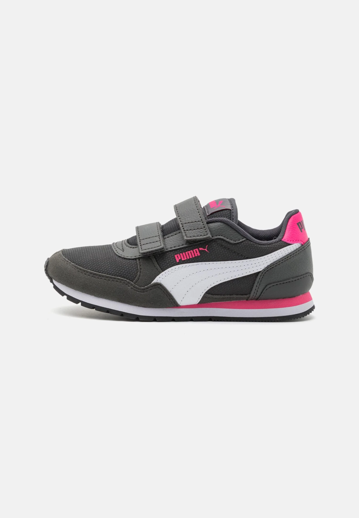 Puma St Runner Unisex - Zapatillas - Shadow Gray/White/Glowing Pink 3 Puma St Runner Unisex - Zapatillas - Shadow Gray/White/Glowing Pink