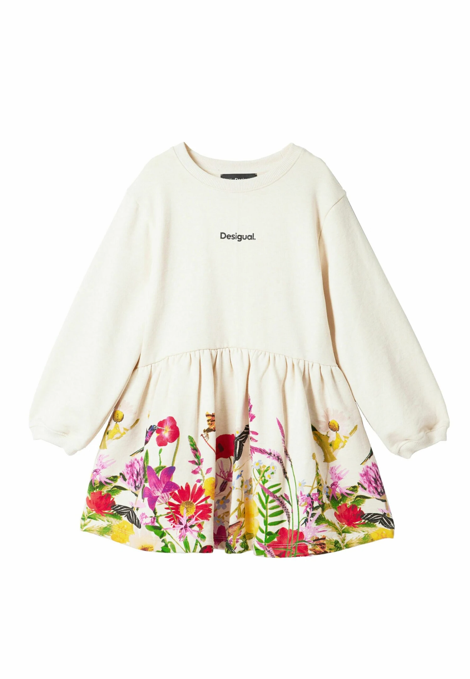 Desigual Floral - Vestido Informal - Beige 5 Desigual Floral - Vestido Informal - Beige - Imagen 3