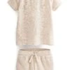 Next Textured Towelling And Set Standard - Shorts - Neutral -tienda de zapatos d1023d4b14b14ee2ac0078cd0764dbd4