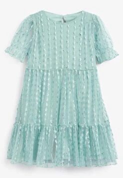 Next Tiered Tulle - Vestido De Cóctel - Mint