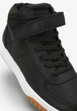 Next Single Strap Elastic Lace - Zapatillas Altas - Black -tienda de zapatos dd2f4540375443bfb63ff17897a2efc0