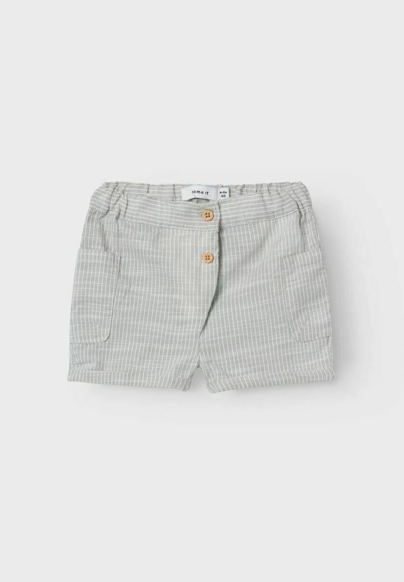 NAME IT Gestreiftes - Shorts - Dried Sage 4 NAME IT Gestreiftes - Shorts - Dried Sage - Imagen 2