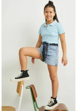 Set - Short Mit Gürtel - Shorts Vaqueros - Denim-Light Blue 12 Set - Short Mit Gürtel - Shorts Vaqueros - Denim-Light Blue -tienda de zapatos e66c217fa8754f20bdd2e0de4402ab9e