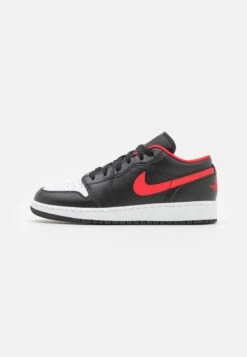 Air Jordan 1 Unisex - Zapatillas De Baloncesto - Black/Fire Red/White