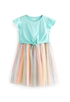 Next Vestido Informal - Teal Blue Rainbow -tienda de zapatos efc0ac51fe364669ae4834ab921fd7cf