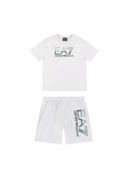 EA7 Emporio Armani Conjunto - Pantalón Corto De Deporte - Blanco