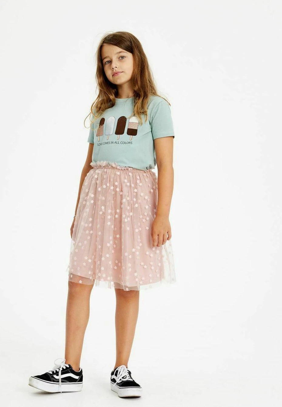 Tngracelyn - Falda Plisada - Peach Beige 3 Tngracelyn - Falda Plisada - Peach Beige