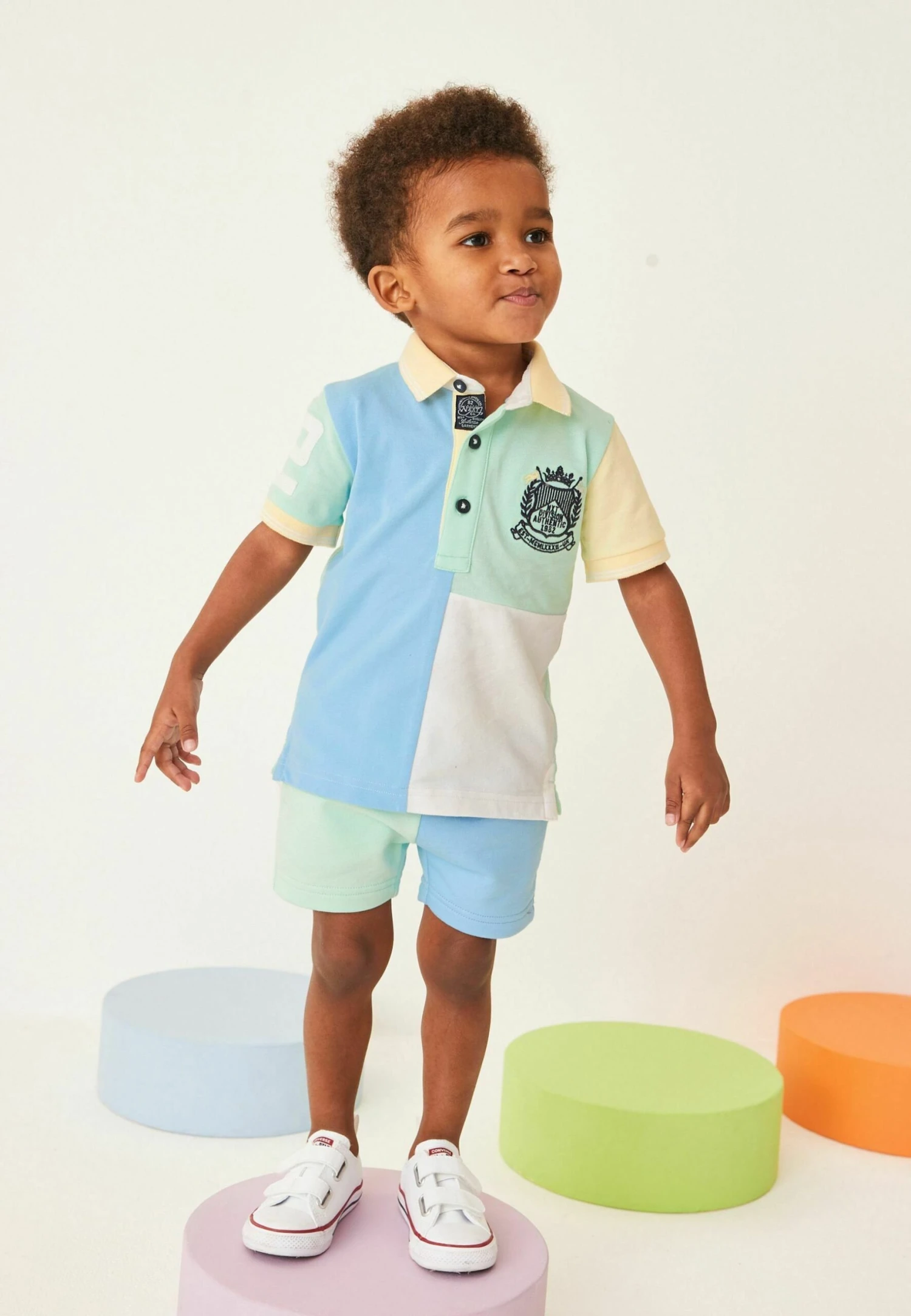 Next Short SleevesSet Stand - Shorts - Blue/Yellow 4 Next Short SleevesSet Stand - Shorts - Blue/Yellow - Imagen 2