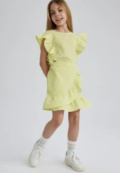 DeFacto Falda Cruzada - Yellow