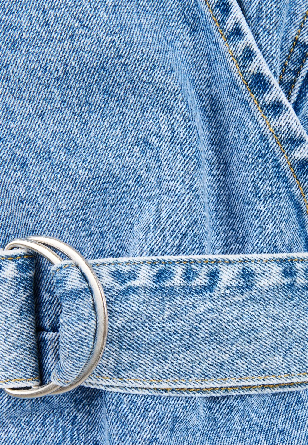 Wrap Jurk Bleached - Vestido Vaquero - Blue Denim 6 Wrap Jurk Bleached - Vestido Vaquero - Blue Denim - Imagen 4