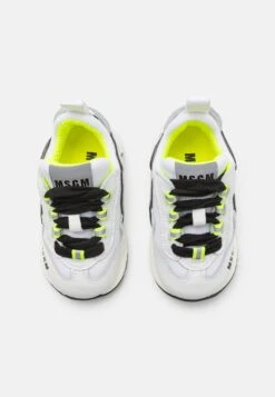 MSGM Unisex - Zapatillas - White/Black/Yellow Fluo -tienda de zapatos f80af257ebf74299bfd37e882db5e841
