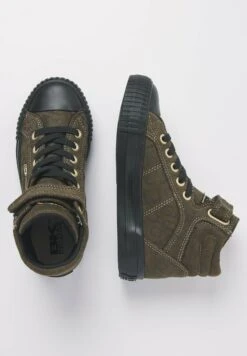 British Knights Dee - Zapatillas Altas - Khaki Leopard Black -tienda de zapatos f86ce9d61abb4f51abb4386e89cb8524
