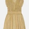 Zadig & Voltaire Dress - Vestido De Cóctel - Gold Yellow
