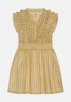 Zadig & Voltaire Dress - Vestido De Cóctel - Gold Yellow