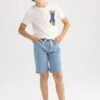 DeFacto Bermuda- Shorts Vaqueros - Blue -tienda de zapatos f9d1b6450a4e4775a96154abb7d02100